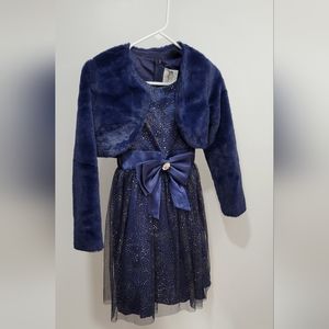 Girls blue dress size 12